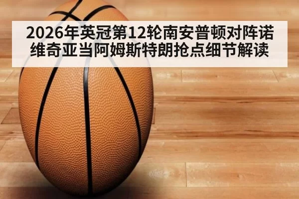 2026年英冠第12轮南安普顿对阵诺维奇亚当阿姆斯特朗抢点细节解读